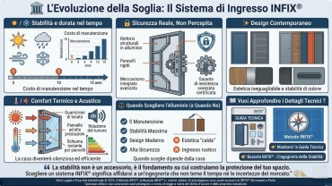 Portoncini in Alluminio: criteri tecnici, stabilità e valore dell’ingresso