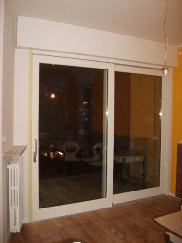 Serramenti legno alluminio con cassonetto coibentato