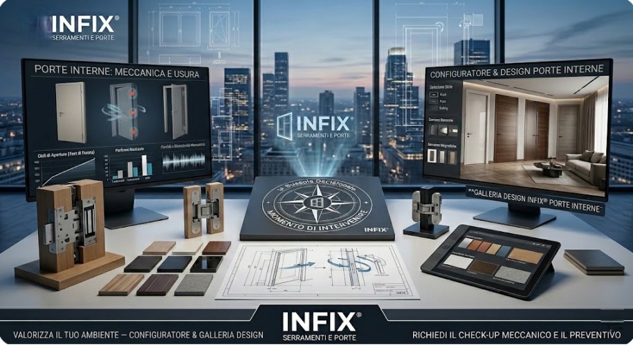 Porte Interne: Quando il design e la funzionalità meccanica richiedono l'evoluzione INFIX®