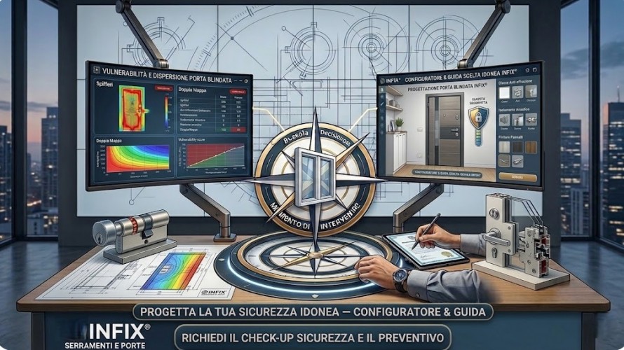 Sicurezza e Tenuta: Perché è il momento di sostituire la tua porta blindata con il Sistema INFIX®