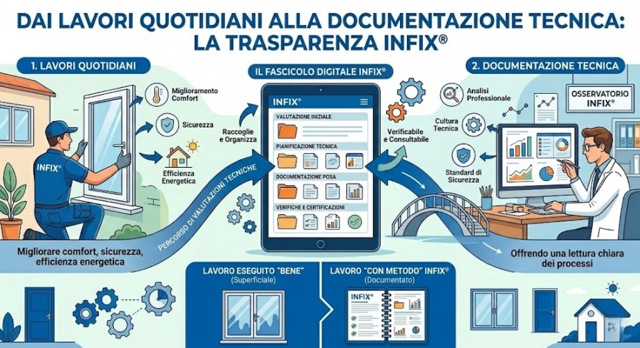 Trasparenza operativa e documentazione tecnica: il valore del processo nei serramenti