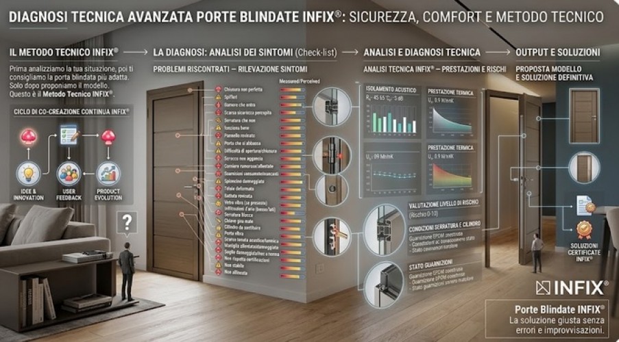 Porte Blindate: Sicurezza, Comfort e Metodo Tecnico INFIX®