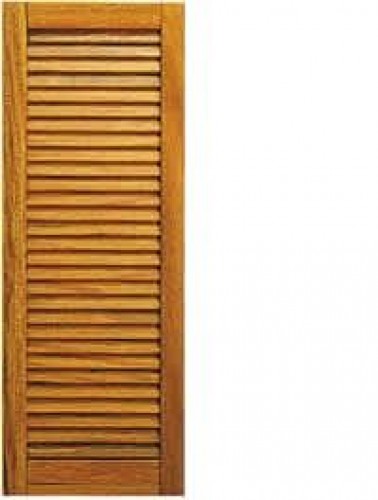 Scuro persiana in legno modello grigliato in legno aperto tipo 1